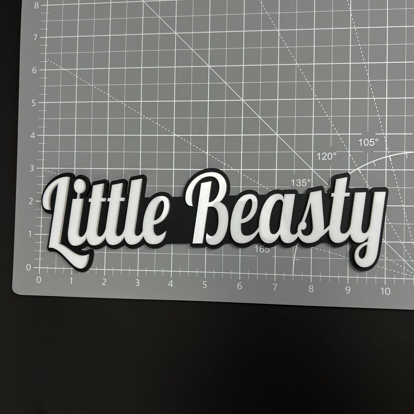 Little Beasty 3D Acrylic Badge - Car Truck Emblem Fender Tailgate Trunk Sticker