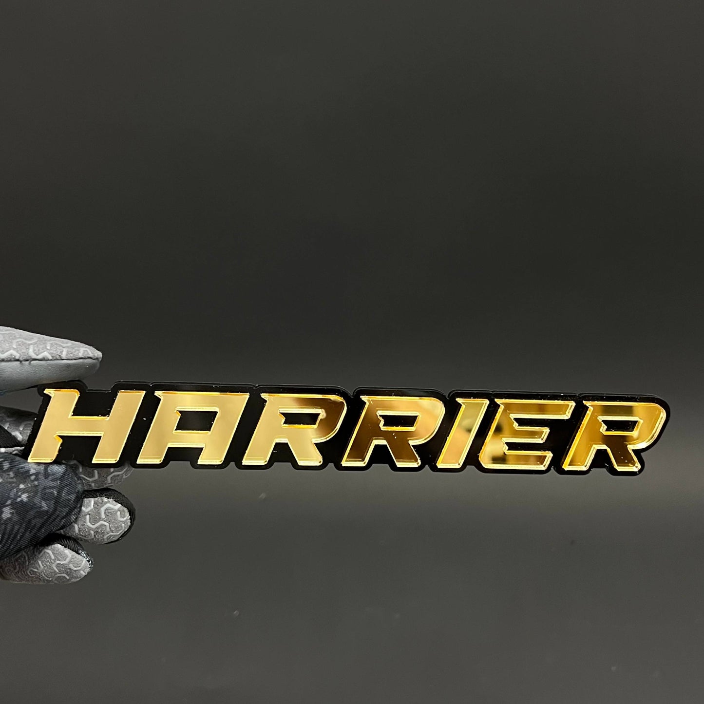 1PC HARRIER 3D Acrylic Badge - Car Truck Emblem Fender Tailgate Trunk Sticker