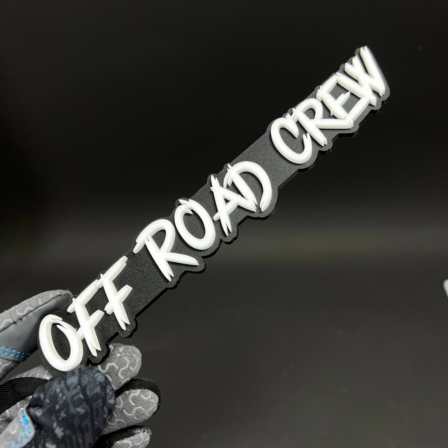 1PC OFF ROAD CREW 3D Acrylic Badge - Car Truck Emblem Fender Sticker