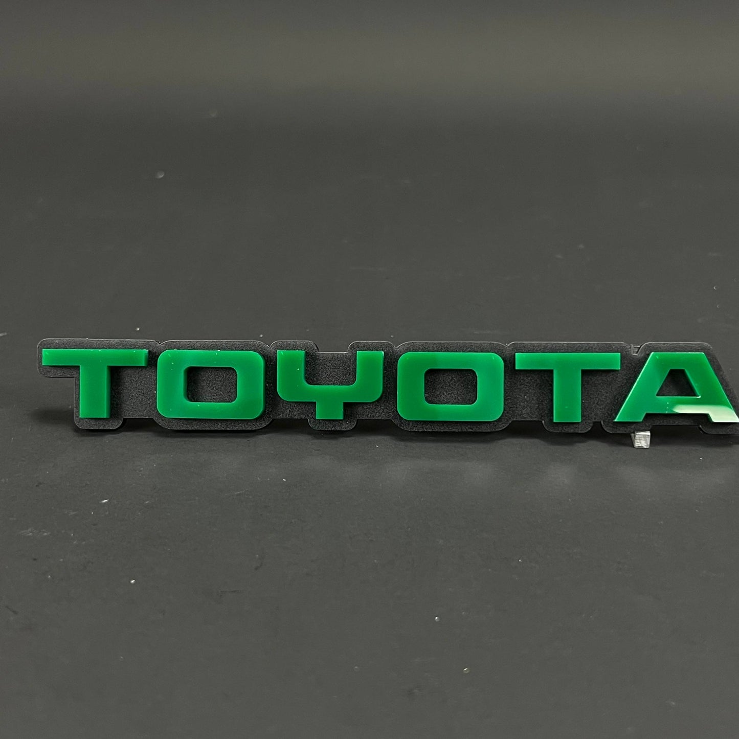 1PC TOYOTA 3D Acrylic Badge - Car Truck Emblem Fender Tailgate Trunk Sticker