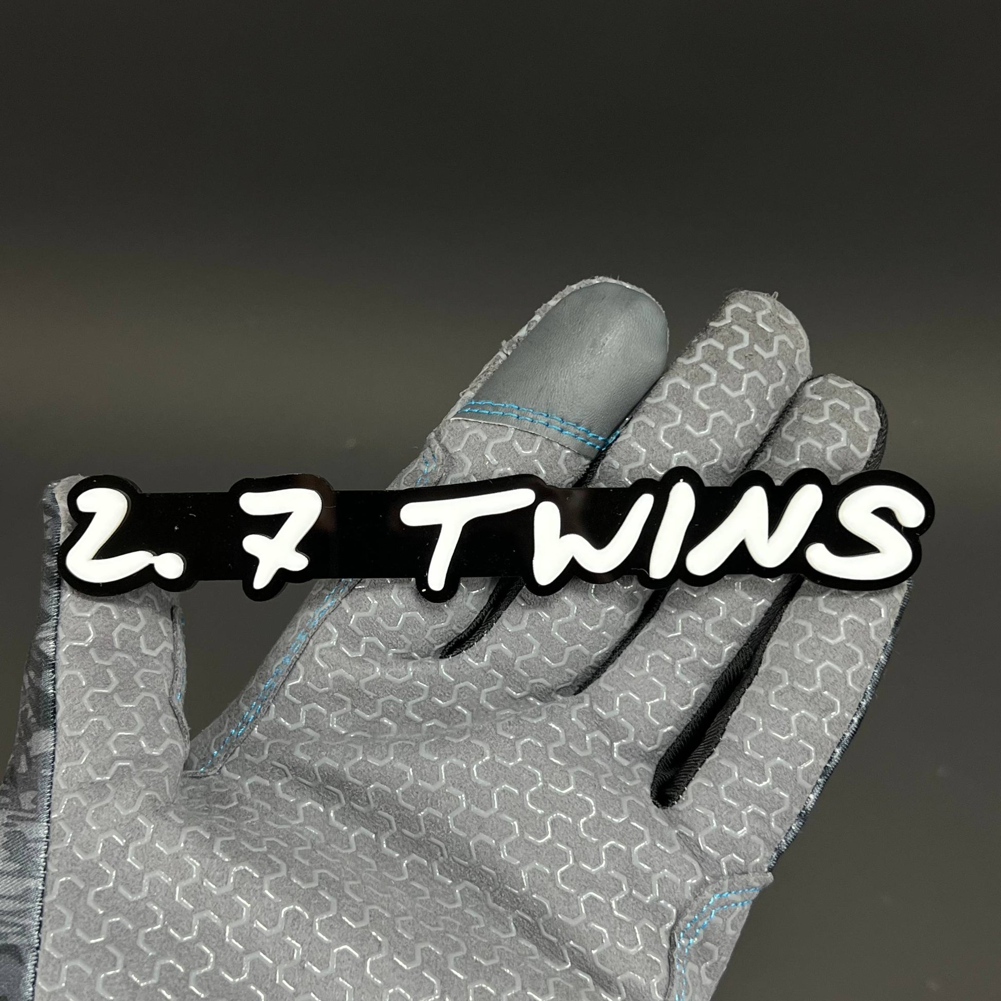 1PC 2.7 TWINS 3D Acrylic Badge - Car Truck Emblem Fender Tailgate Trunk Sticker
