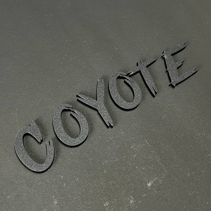 1PC COYOTE 3D Acrylic Badge - Car Truck Emblem Fender Tailgate Trunk Sticker