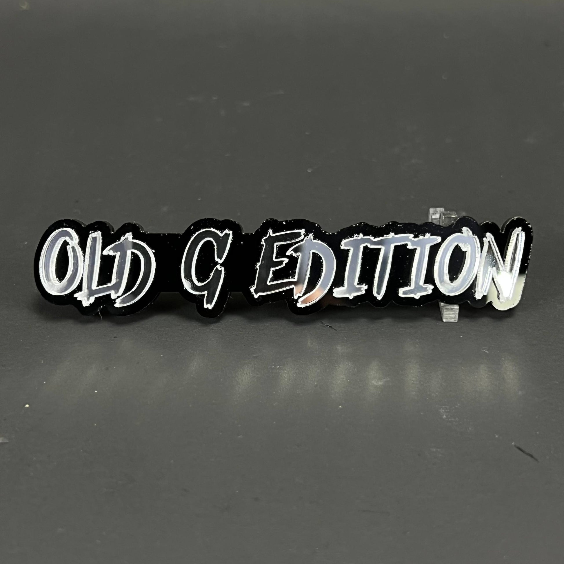 1PC OLD G EDITION 3D Acrylic Badge - Car Truck Emblem Fender Sticker