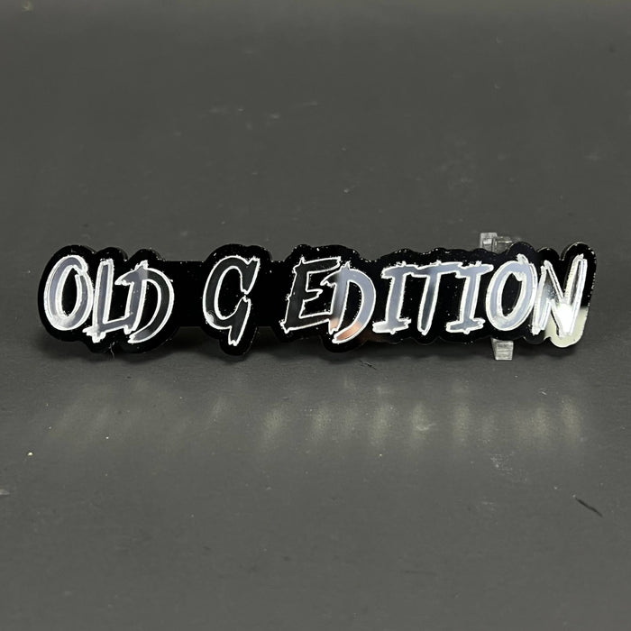 1PC OLD G EDITION 3D Acrylic Badge - Car Truck Emblem Fender Sticker