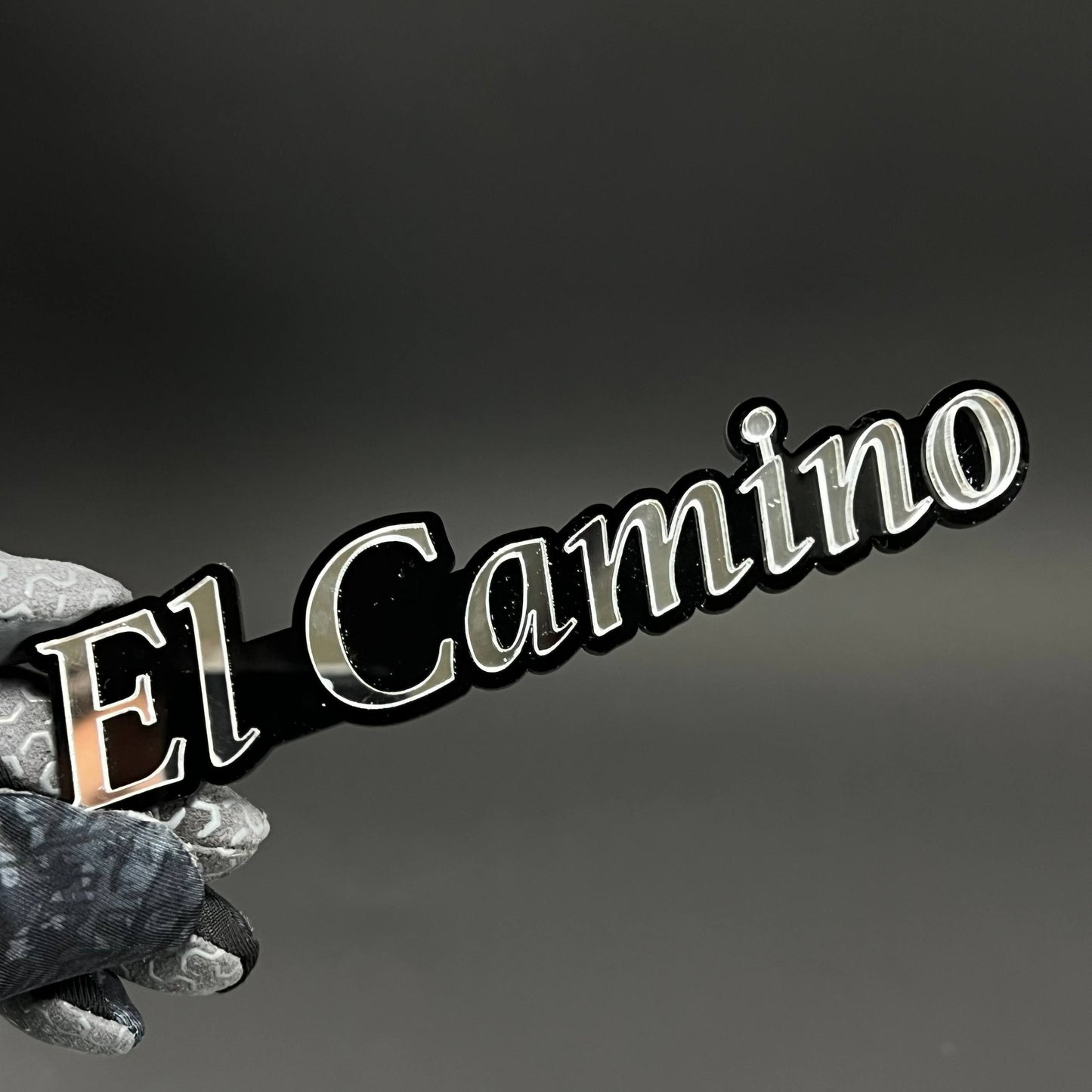 1PC El Camino 3D Acrylic Badge - Car Truck Emblem Fender Tailgate Trunk Sticker