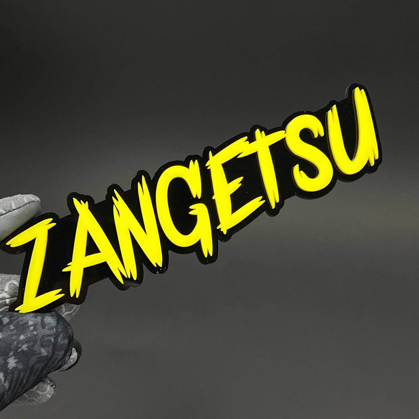 1PC ZANGETSU 3D Acrylic Badge - Car Truck Emblem Fender Tailgate Trunk Sticker