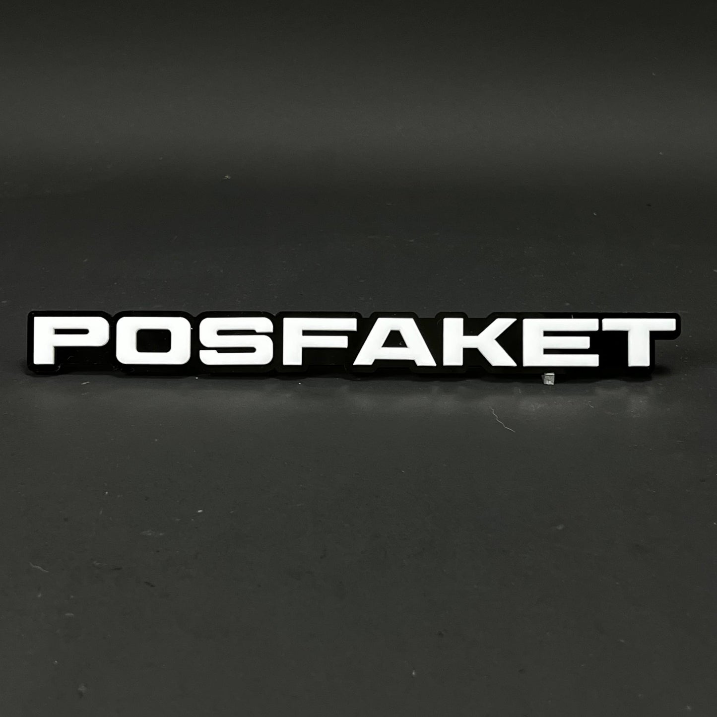 1PC POSFAKET 3D Acrylic Badge - Car Truck Emblem Fender Tailgate Trunk Sticker