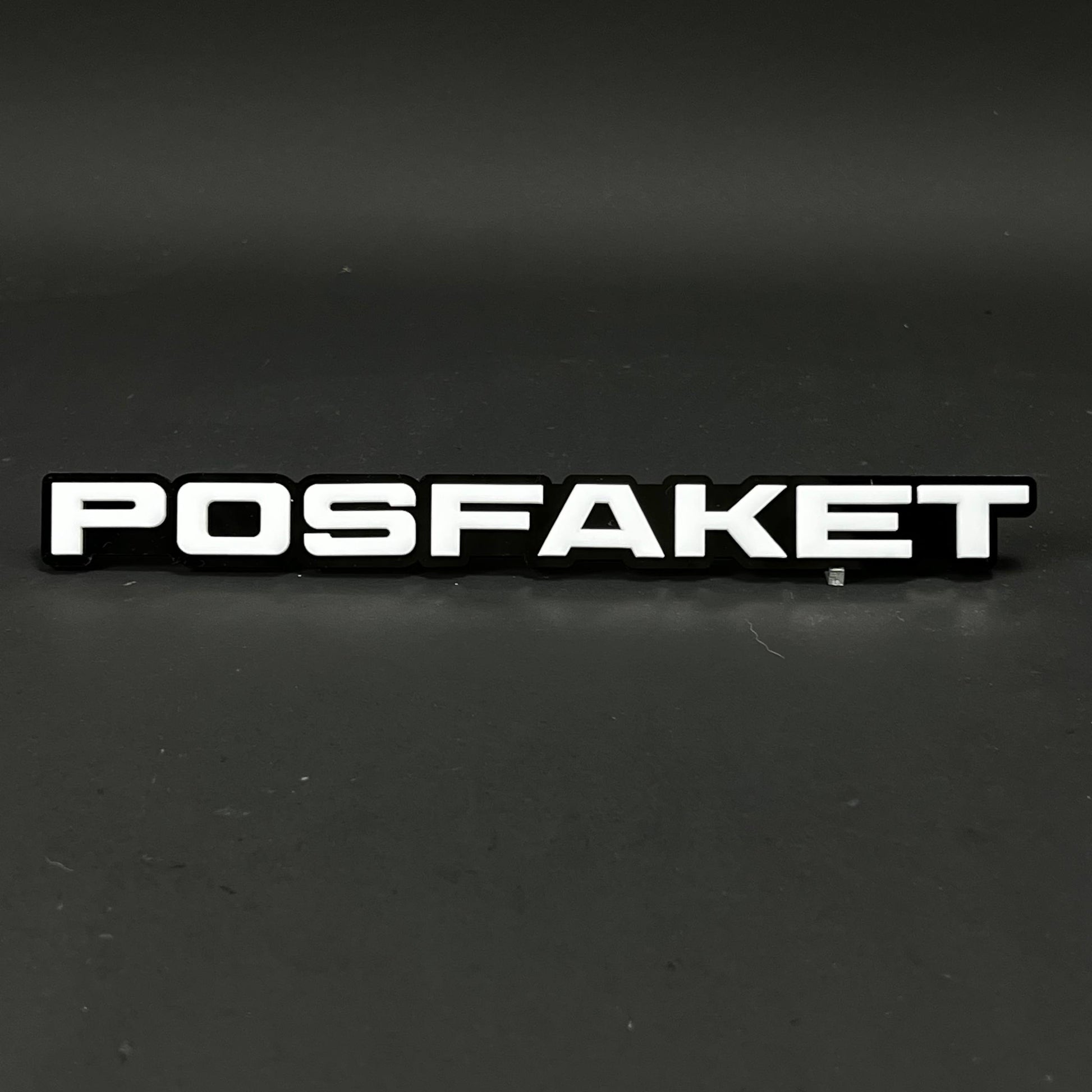 1PC POSFAKET 3D Acrylic Badge - Car Truck Emblem Fender Tailgate Trunk Sticker