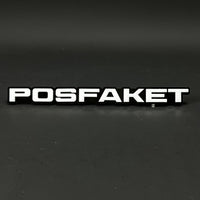 1PC POSFAKET 3D Acrylic Badge - Car Truck Emblem Fender Tailgate Trunk Sticker