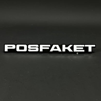 1PC POSFAKET 3D Acrylic Badge - Car Truck Emblem Fender Tailgate Trunk Sticker