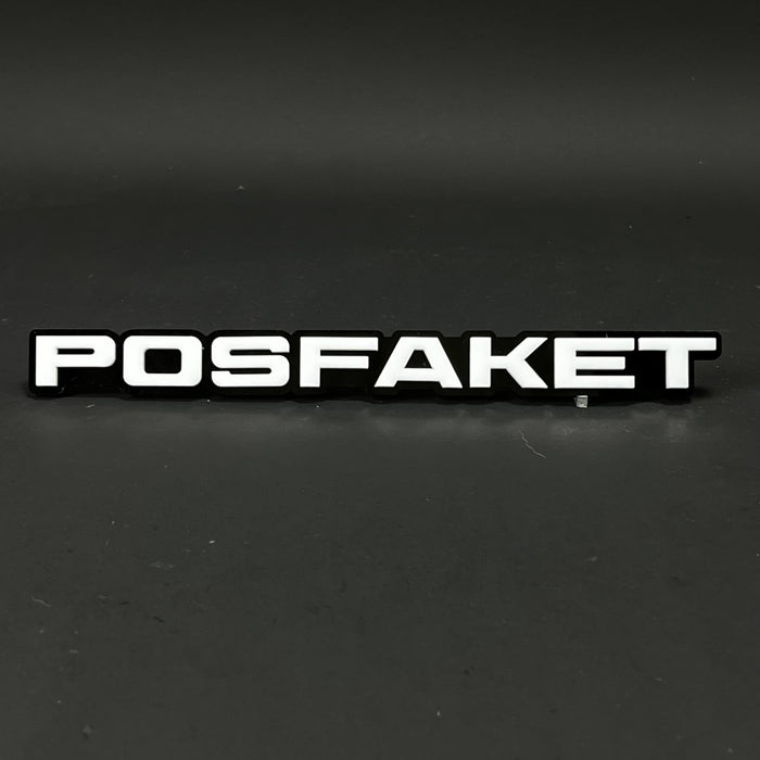 1PC POSFAKET 3D Acrylic Badge - Car Truck Emblem Fender Tailgate Trunk Sticker