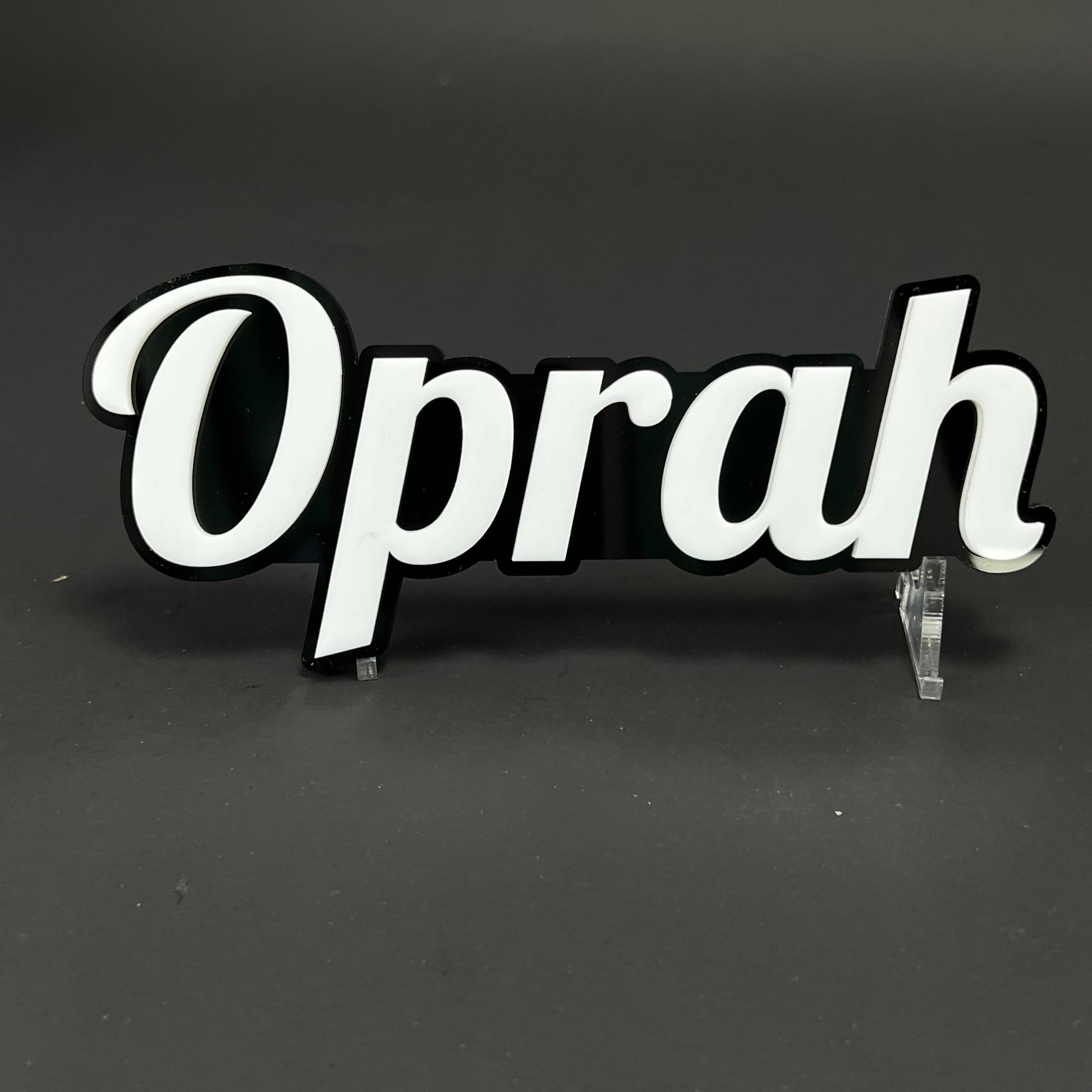 1PC Oprah 3D Acrylic Badge - Car Truck Emblem Fender Tailgate Trunk Sticker