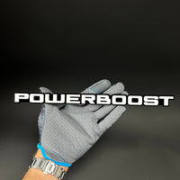 1PC POWERBOOST 3D Acrylic Badge - Car Truck Emblem Fender Tailgate Trunk Sticker