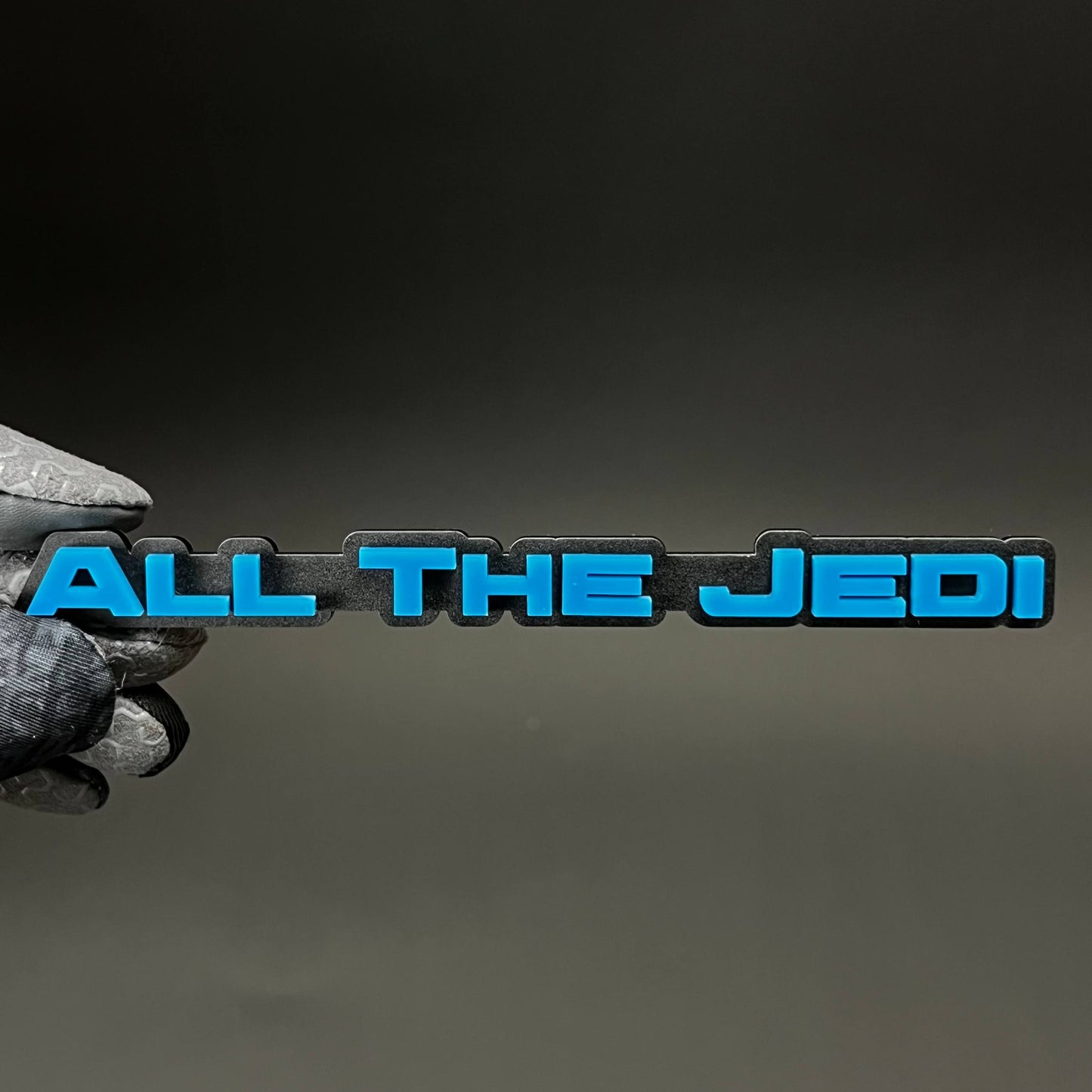 1PC ALL THE JEDI 3D Acrylic Badge - Car Truck Emblem Fender Sticker