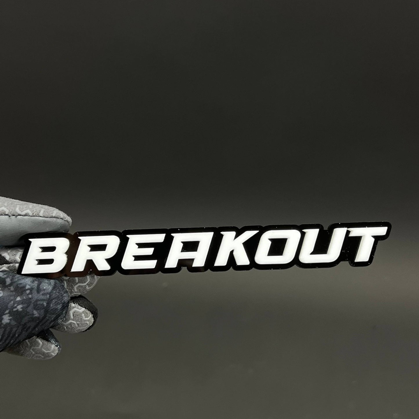 1PC BREAKOUT 3D Acrylic Badge - Car Truck Emblem Fender Tailgate Trunk Sticker