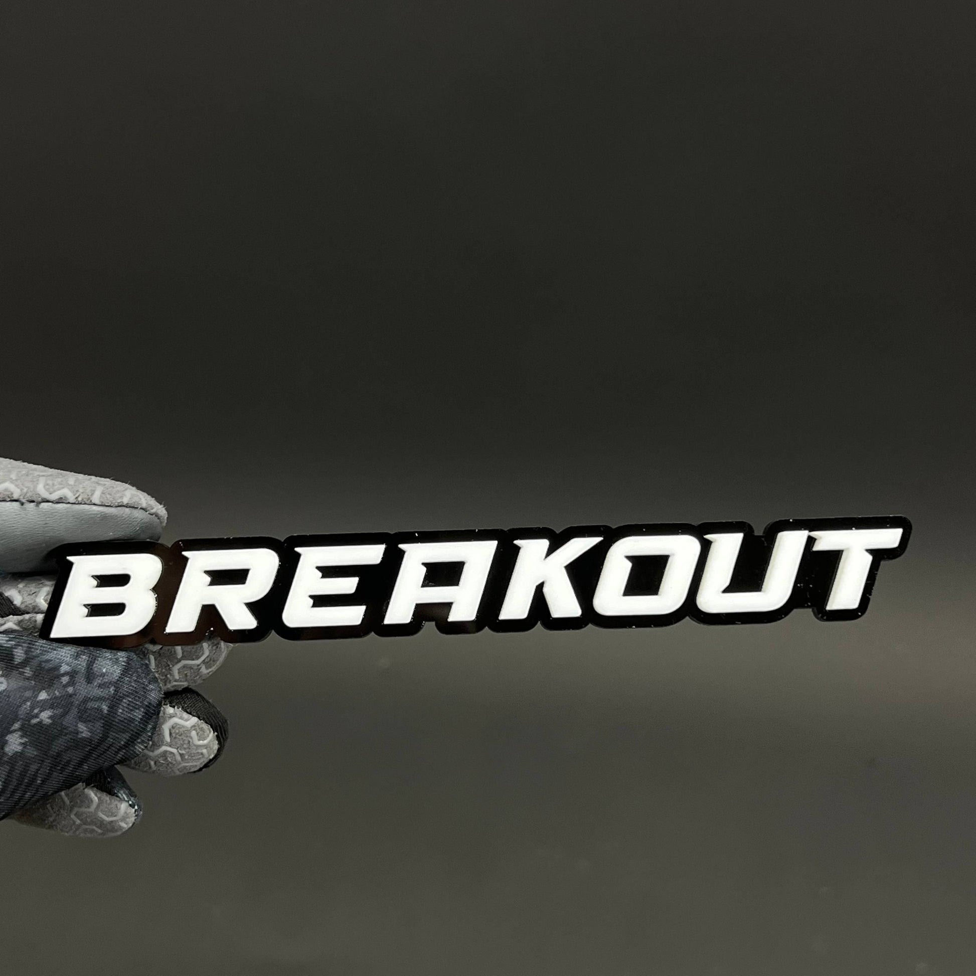 1PC BREAKOUT 3D Acrylic Badge - Car Truck Emblem Fender Tailgate Trunk Sticker