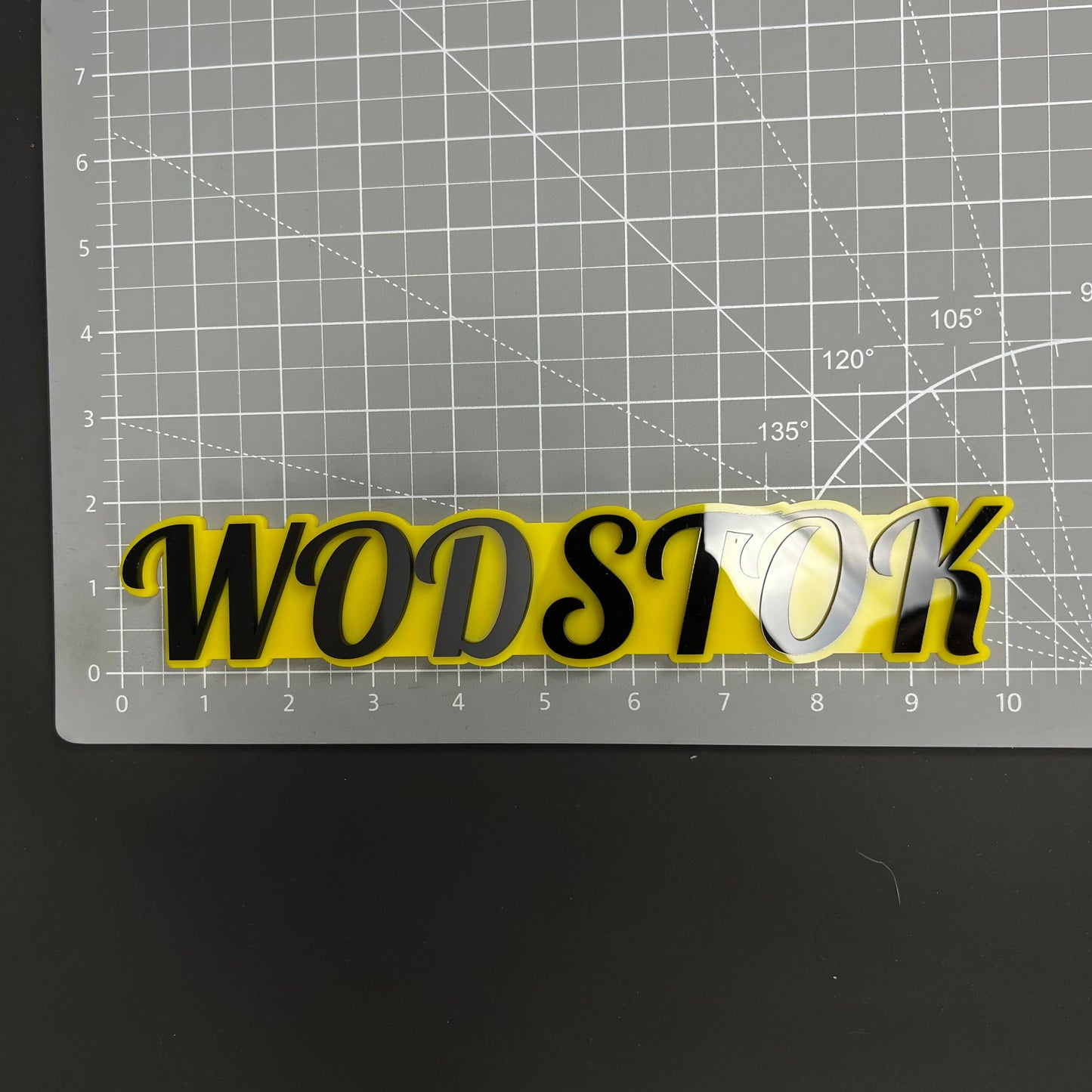 1PC WODSTOK 3D Acrylic Badge - Car Truck Emblem Fender Tailgate Trunk Sticker
