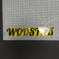 1PC WODSTOK 3D Acrylic Badge - Car Truck Emblem Fender Tailgate Trunk Sticker