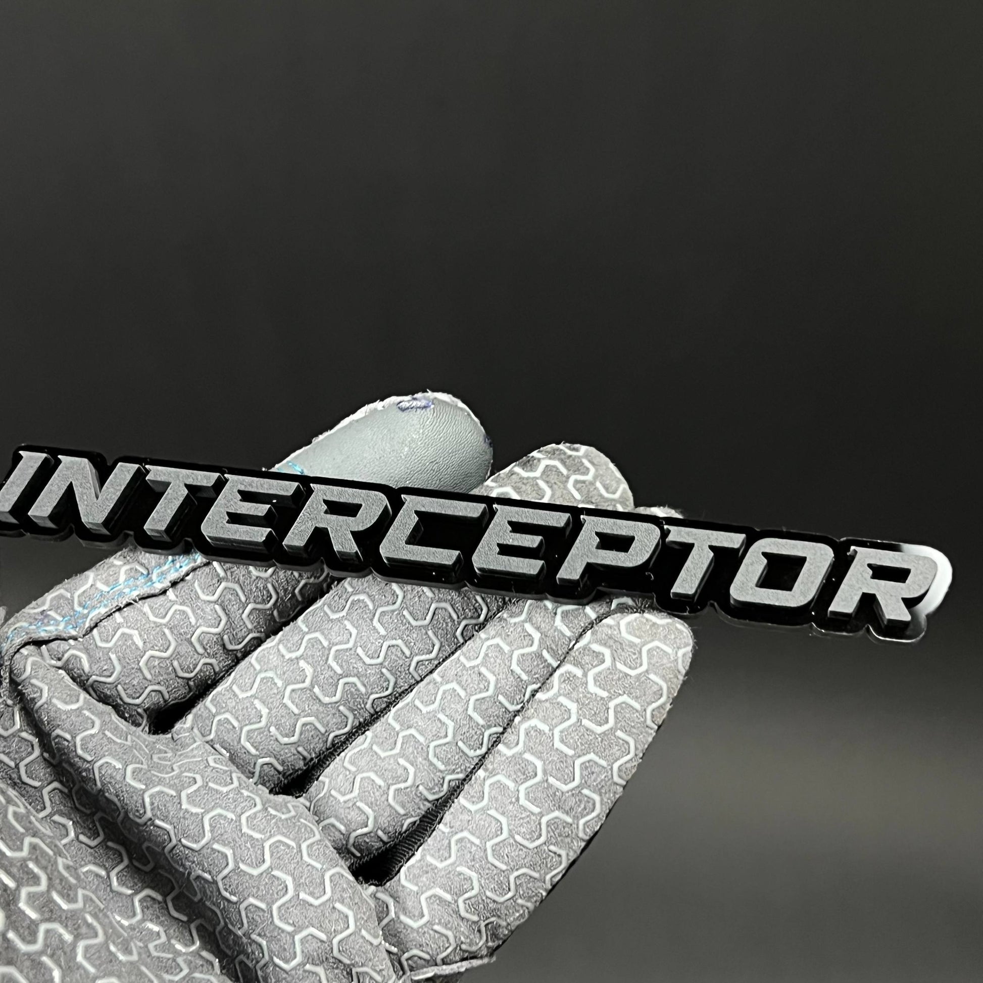 1PC INTERCEPTOR 3D Acrylic Badge - Car Truck Emblem Fender Sticker