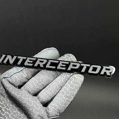 1PC INTERCEPTOR 3D Acrylic Badge - Car Truck Emblem Fender Sticker