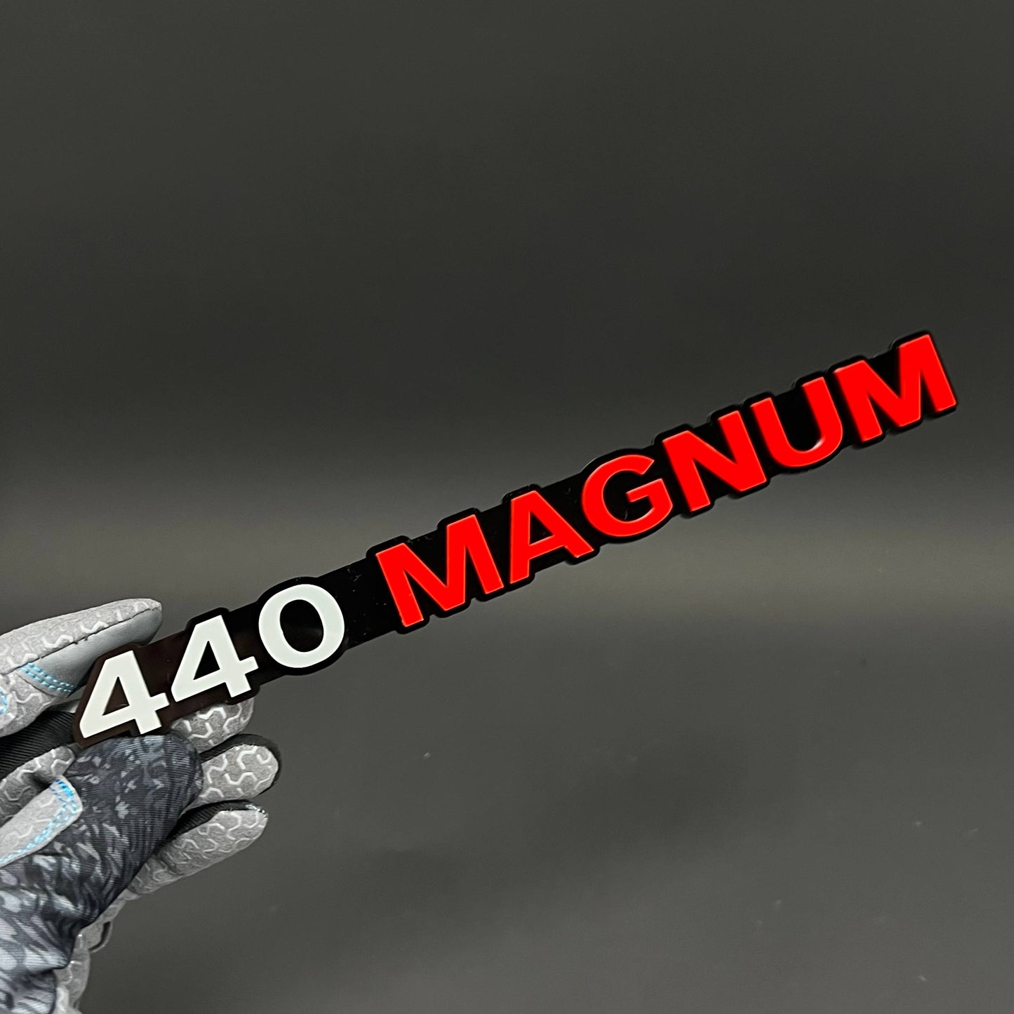 1PC 440 MAGNUM 3D Acrylic Badge - Car Truck Emblem Fender Tailgate Trunk Sticker
