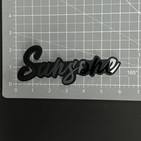 1PC Sansone 3D Acrylic Badge - Car Truck Emblem Fender Tailgate Trunk Sticker