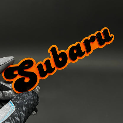 1PC Subaru 3D Acrylic Badge - Car Truck Emblem Fender Tailgate Trunk Sticker