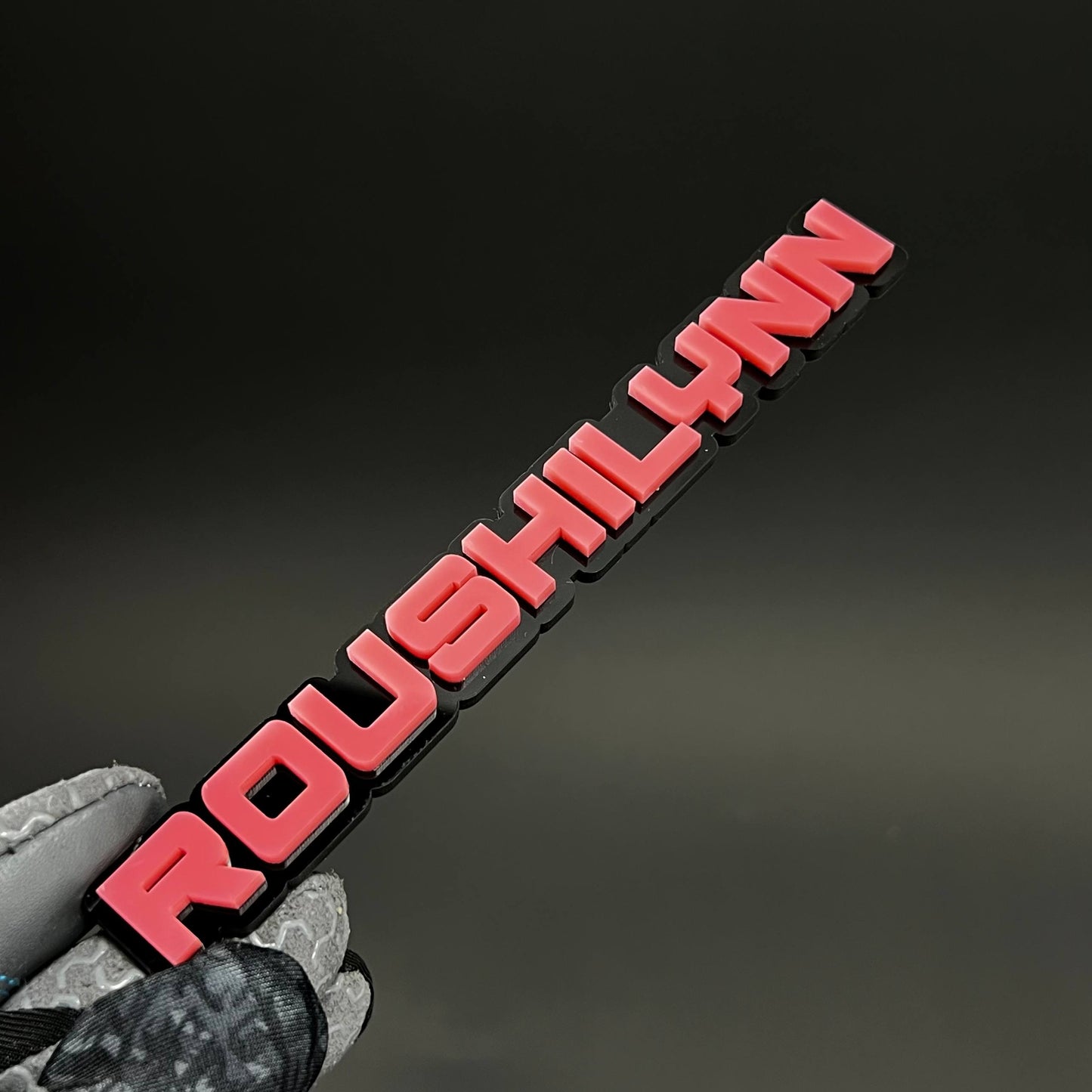 1PC ROUSHILYNN 3D Acrylic Badge - Car Truck Emblem Fender Tailgate Trunk Sticker