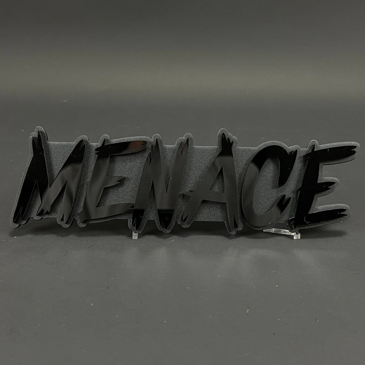 1PC MENACE 3D Acrylic Badge - Car Truck Emblem Fender Tailgate Trunk Sticker
