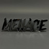 1PC MENACE 3D Acrylic Badge - Car Truck Emblem Fender Tailgate Trunk Sticker