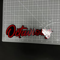 1PC Octavious 3D Acrylic Badge - Car Truck Emblem Fender Tailgate Trunk Sticker