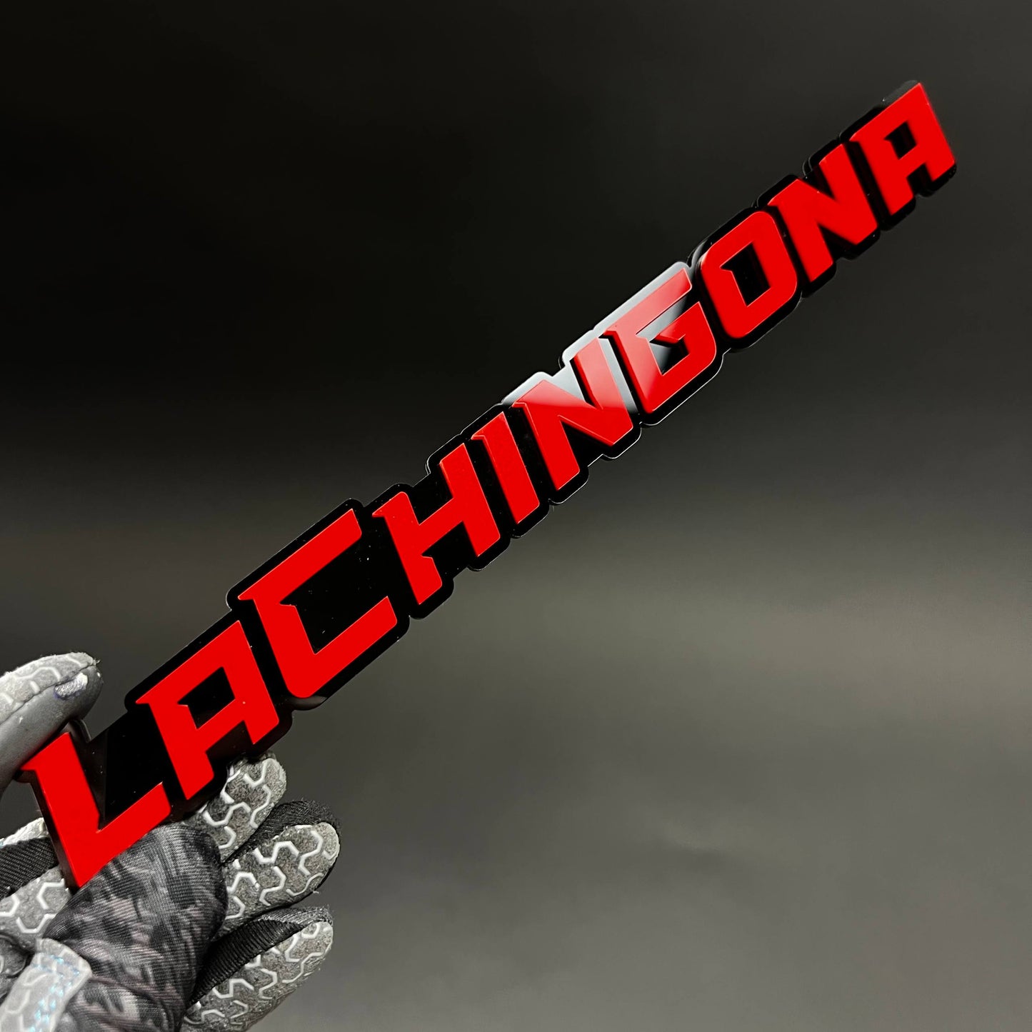 1PC LaChingona 3D Acrylic Badge - Car Truck Emblem Fender Tailgate Trunk Sticker