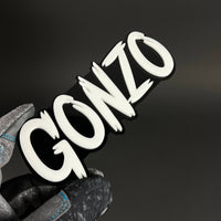 1PC GONZO 3D Acrylic Badge - Car Truck Emblem Fender Tailgate Trunk Sticker