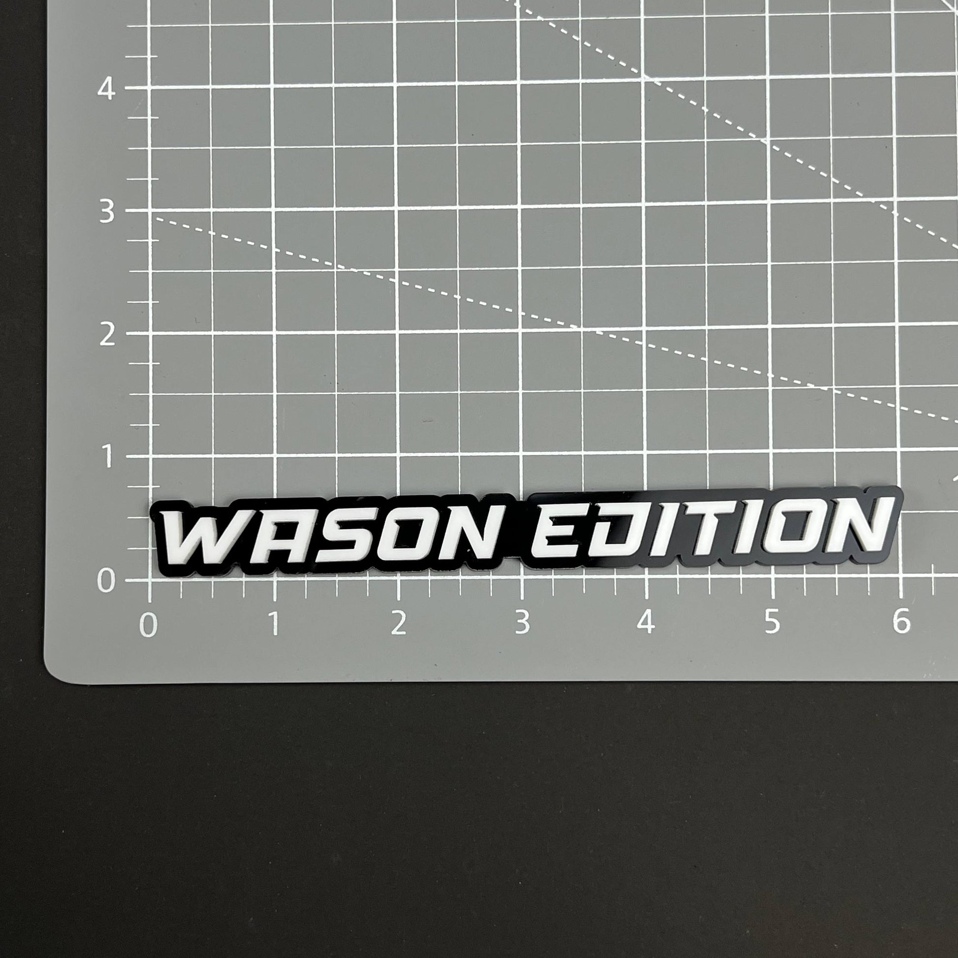 1PC WASON EDITION 3D Acrylic Badge - Car Truck Emblem Fender Tailgate Trunk Sticker