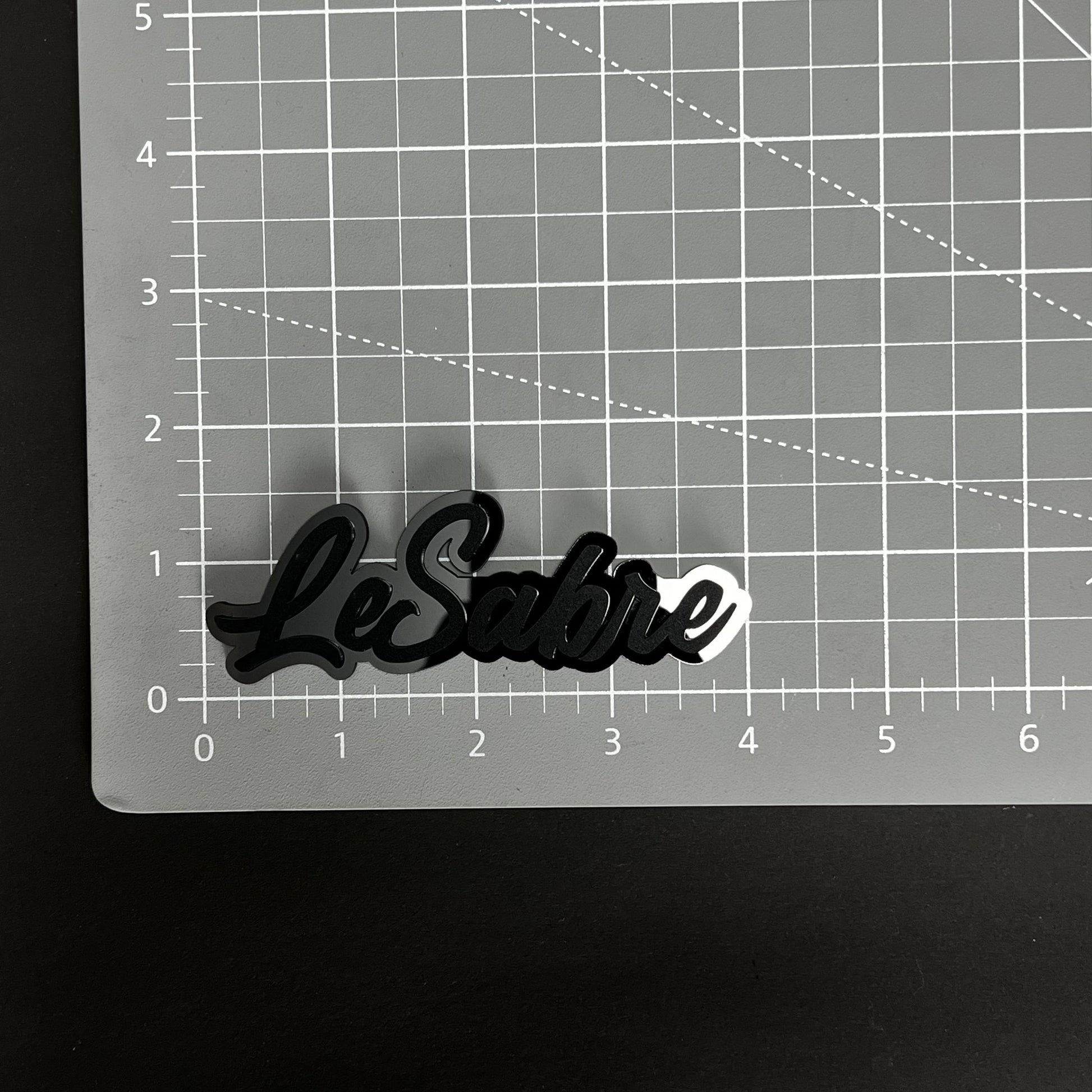 1PC LeSabre 3D Acrylic Badge - Car Truck Emblem Fender Tailgate Trunk Sticker
