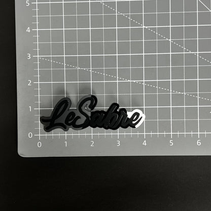 1PC LeSabre 3D Acrylic Badge - Car Truck Emblem Fender Tailgate Trunk Sticker