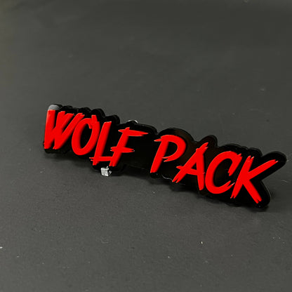 1PC WOLF PACK 3D Acrylic Badge - Car Truck Emblem Fender Tailgate Trunk Sticker