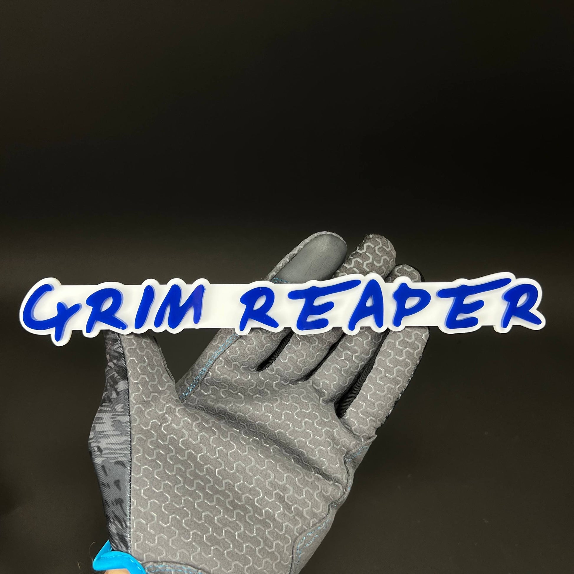 1PC GRIM REAPER 3D Acrylic Badge - Car Truck Emblem Fender Sticker