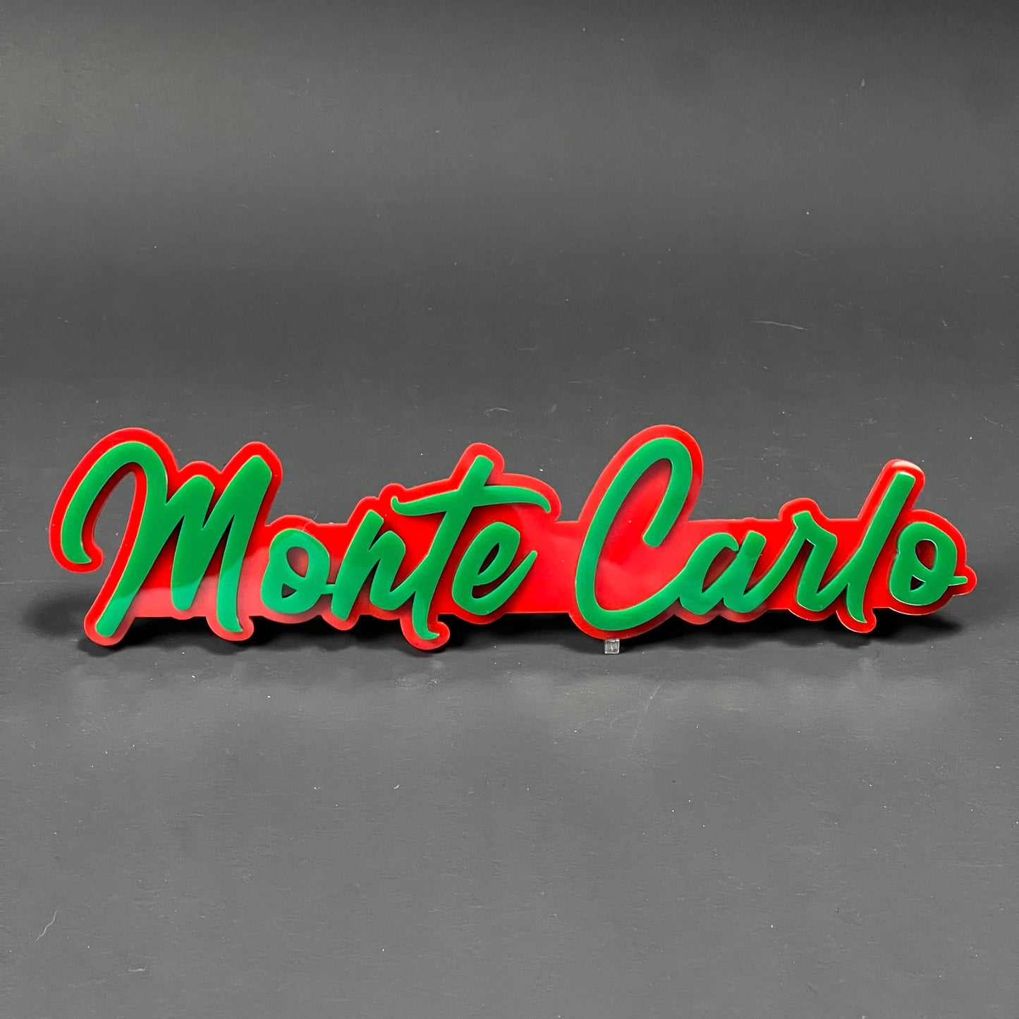 1PC Monte Carlo 3D Acrylic Badge - Car Truck Emblem Fender Sticker