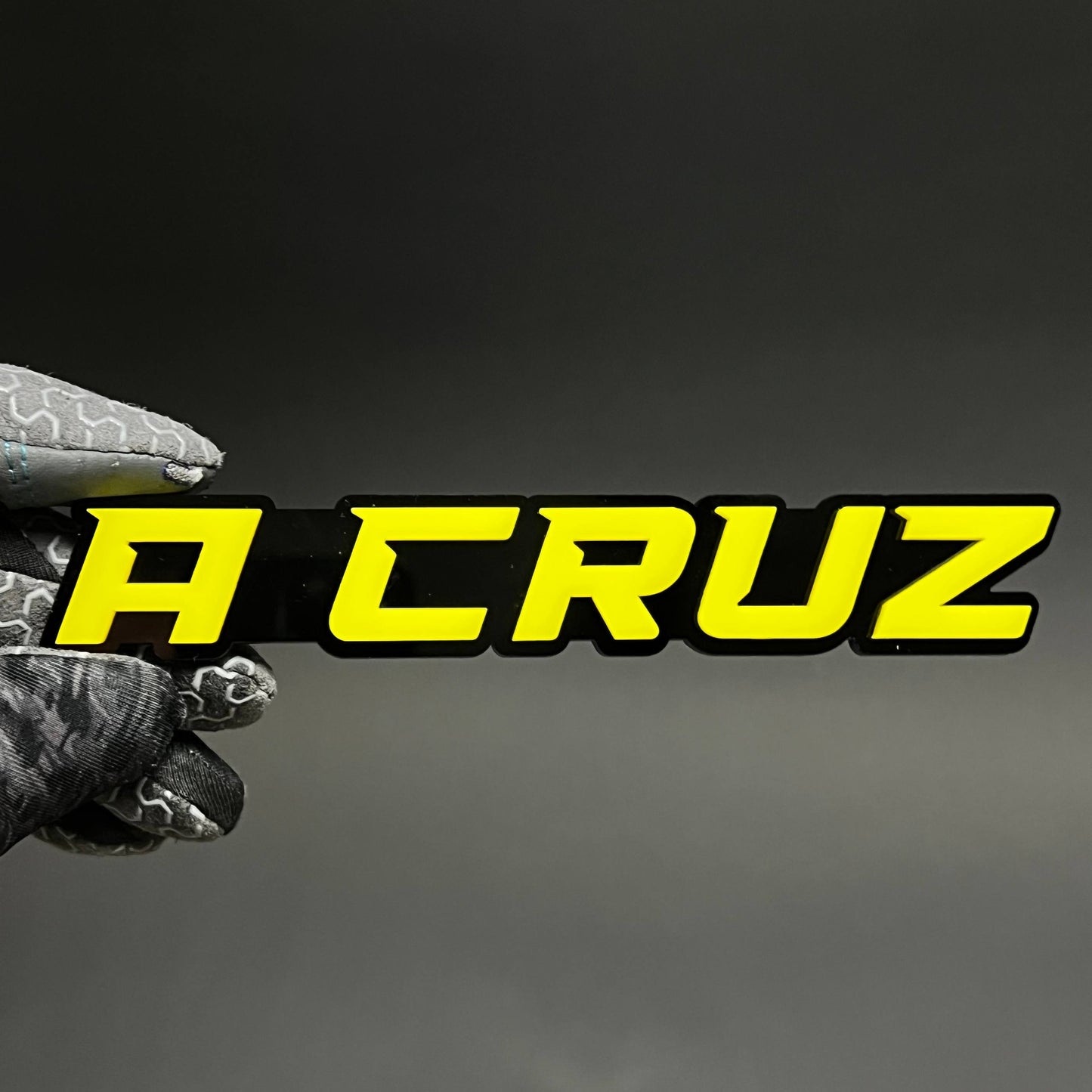 1PC A CRUZ 3D Acrylic Badge - Car Truck Emblem Fender Tailgate Trunk Sticker