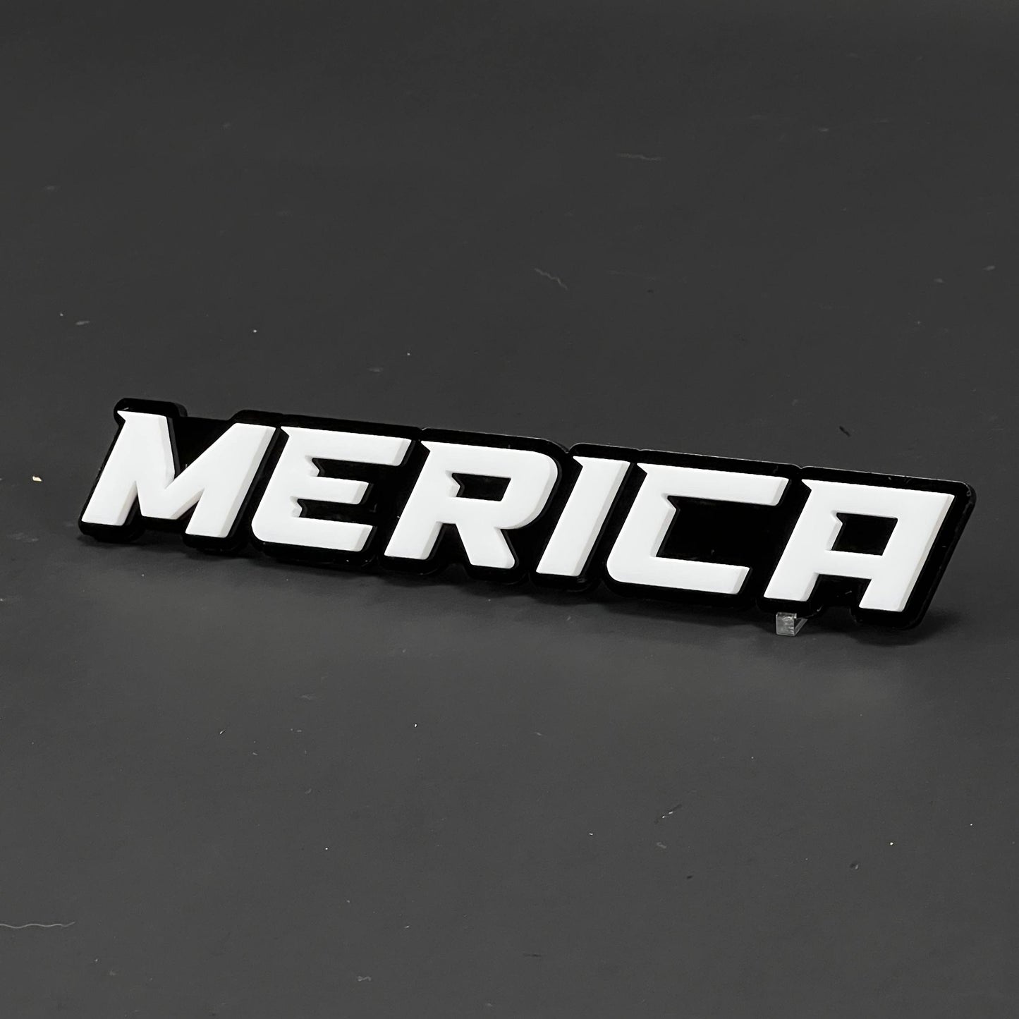 1PC MERICA 3D Acrylic Badge - Car Truck Emblem Fender Tailgate Trunk Sticker