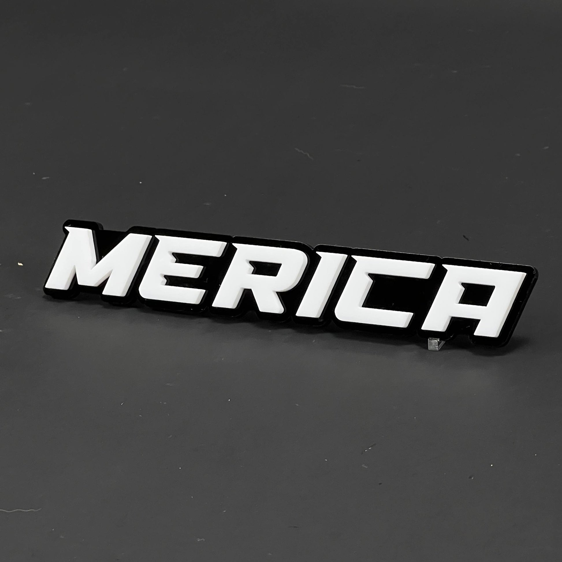 1PC MERICA 3D Acrylic Badge - Car Truck Emblem Fender Tailgate Trunk Sticker