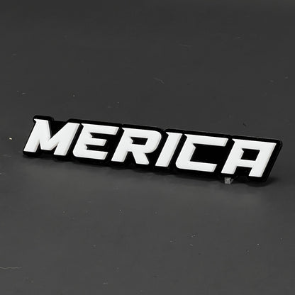 1PC MERICA 3D Acrylic Badge - Car Truck Emblem Fender Tailgate Trunk Sticker