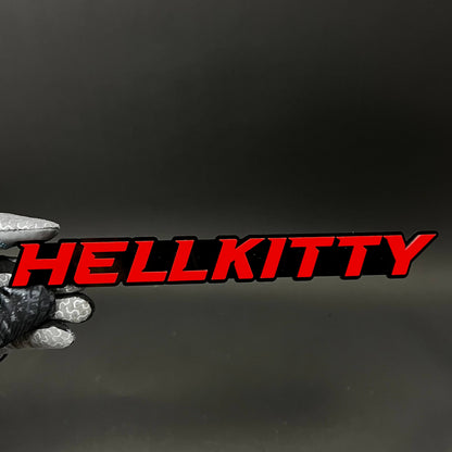 1PC HELLKITTY 3D Acrylic Badge - Car Truck Emblem Fender Tailgate Trunk Sticker