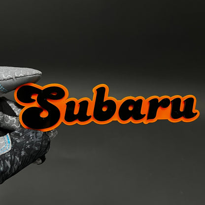 1PC Subaru 3D Acrylic Badge - Car Truck Emblem Fender Tailgate Trunk Sticker