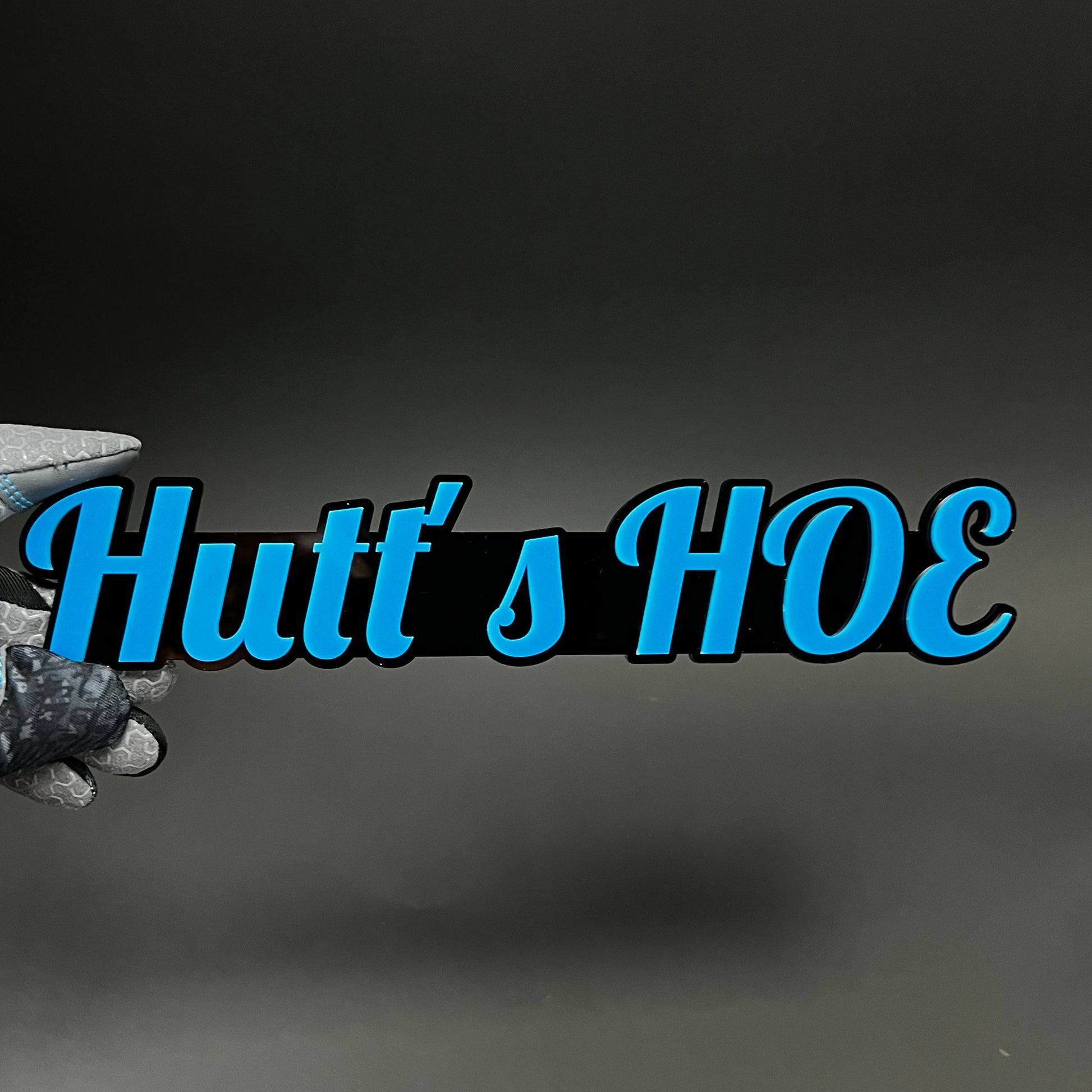 1PC Hutt's HOE 3D Acrylic Badge - Car Truck Emblem Fender Tailgate Trunk Sticker