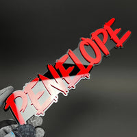 1PC PENELOPE 3D Acrylic Badge - Car Truck Emblem Fender Tailgate Trunk Sticker