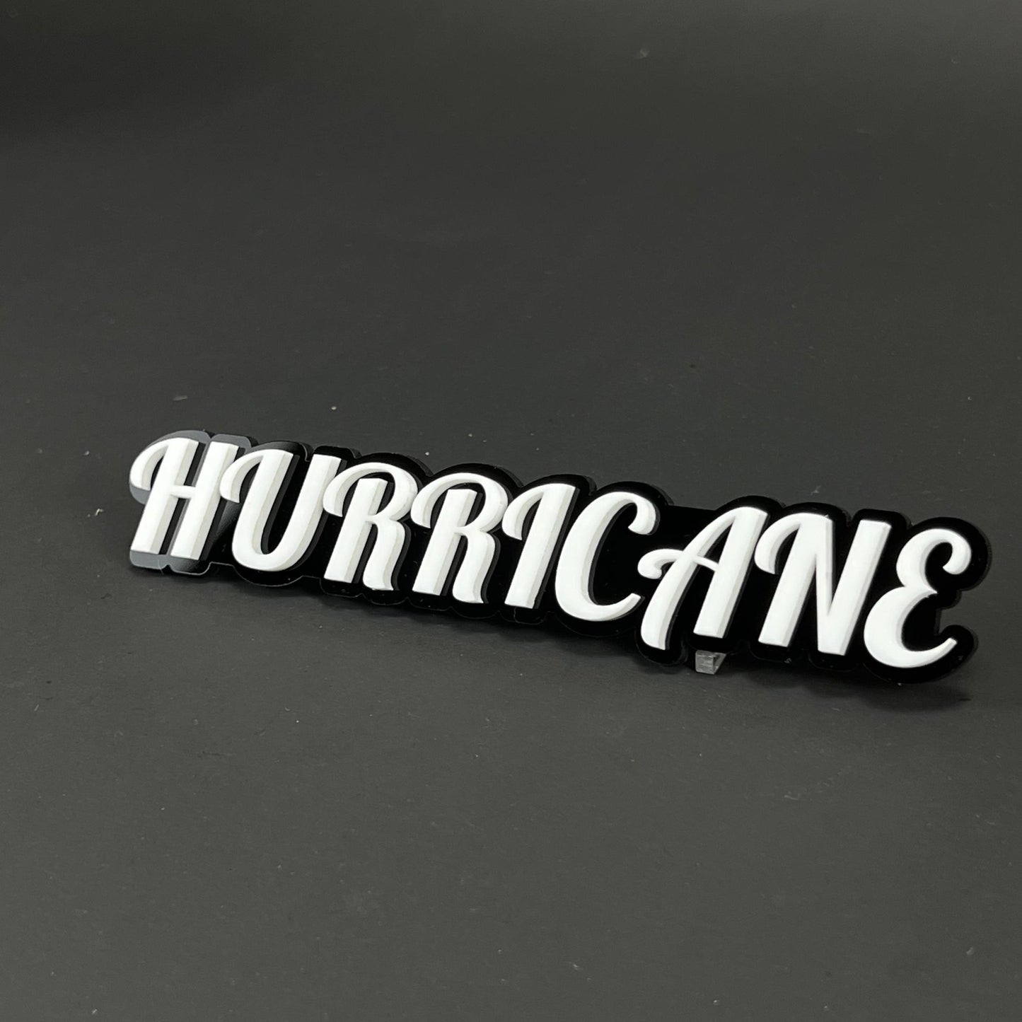 1PC HURRICANE 3D Acrylic Badge - Car Truck Emblem Fender Tailgate Trunk Sticker