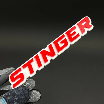 1PC Stinger 3D Acrylic Badge - Car Truck Emblem Fender Tailgate Trunk Sticker