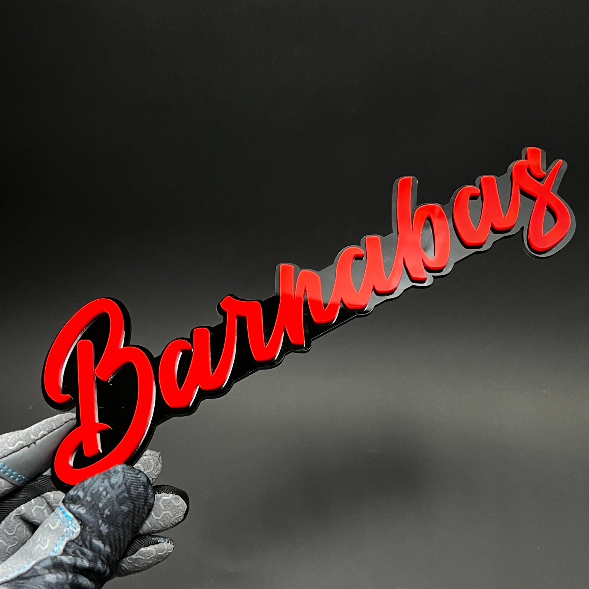 1PC Barnabas 3D Acrylic Badge - Car Truck Emblem Fender Tailgate Trunk Sticker